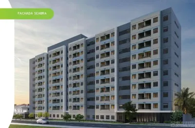 Apartamentos de 1 e 2 dormitórios com terraço e opção de vaga mcmv