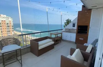 Maravilhosa cobertura na barra da tijuca com 2 suítes, 134 metros, 2 vagas