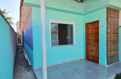 Casa linear 2 suítes churrasqueira quintal financiamento bancário