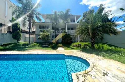 Casa à venda no condomínio alphaville campinas, 5 dormitórios (4 suítes), piscina e garagem para vários carros