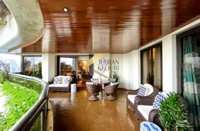 Apartamento de alto padrão à venda no cambuí, com 4 suítes avarandadas, 4 garagens independentes no subsolo e lazer completo.