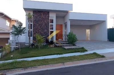 Casa à venda em condomínio na região do alphaville campinas, com  5 quartos (3 suítes), lazer comum e 4 garagens.