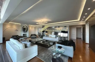 Apartamento de altíssimo padrão à venda no cambuí - campinas, com 4 suítes (1 máster com 2 closets e hidro), lazer com vários itens, 4 garagens no sub