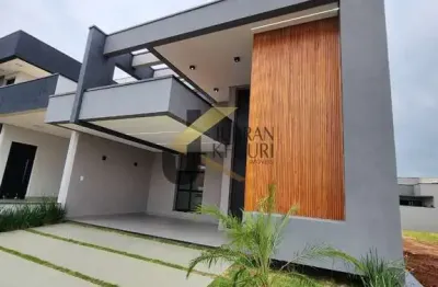 Casa nova à venda no condomínio terras da estância, paulínia, com 3 quartos (1 suíte), lazer comum e garagem para 2 carros.