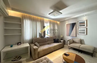Apartamento reformado, mobiliado, decorado e equipado à venda no cambuí - campinas, com 3 quartos (1 suíte) e garagem no subsolo.