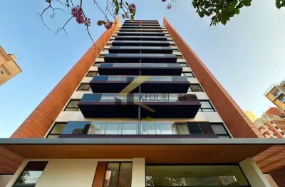 Apartamento novo para aluguel no cambuí - campinas, com 3 suítes, lazer comum e 3 garagens.