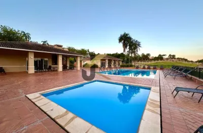 Casa em condomínio à venda no gramado - campinas, com 4 quartos suítes, piscina privativa, lazer comum e garagem para 4 carros.
