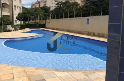 Apartamento para locação no jd aurélia ao lado do shopping unimart, andar alto com 02 dormitórios garagem coberta e area de lazer no condominio