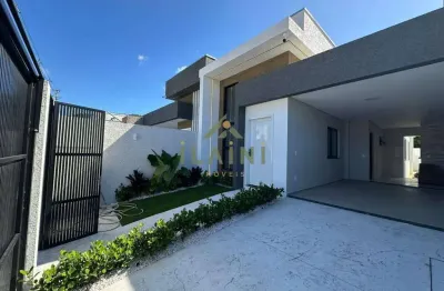 Belíssima casa à venda com 3 dormitórios sendo uma suite 2 vagas de garagem amplo espaço bairro rio pequeno em camboriú sc livre de enchentes