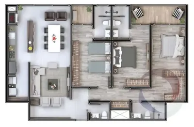 Apartamento com 3 quartos à venda na Rodovia João Paulo, --, João Paulo, Florianópolis