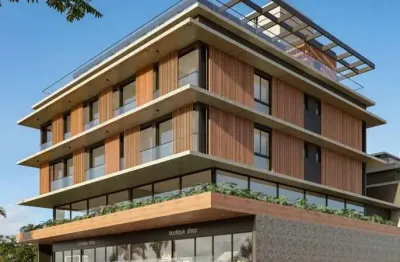 Loft com mezanino e pé direito duplo, com 67 m² e uma vaga de garagem