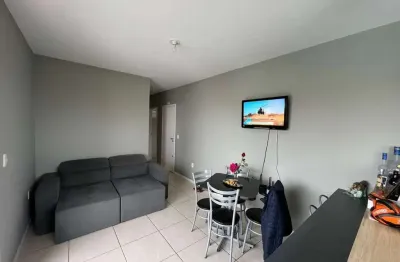 Apartamento 61,92m² com 2 quartos sendo 1 suíte no centro de palhoça