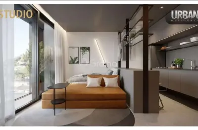 Estúdio de 46,51m² com 1 quarto e 1 vaga de garagem no centro