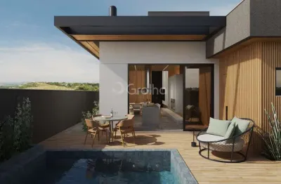 Alto padrão na pedra branca - casa térrea com piscina, 3 suítes e energia solar