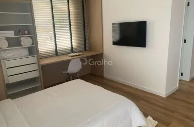 Studio de 37m² privativos com 1 quarto no centro de florianópolis