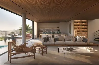 Mansão suspensa com vista deslumbrante para o mar - cacupé | condomínio exclusivo