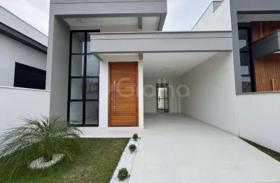 Casa nova, térrea, 2 quartos 1 suíte, localizado em forquilhas