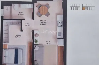 Apartamento com 1 quarto à venda na Rua da Praça, --, Pedra Branca, Palhoça