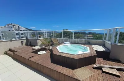 Cobertura vista mar com 3 quartos no campeche, florianópolis