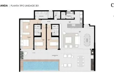 Apartamento com 3 quartos à venda na Rua Almirante Lamego, --, Centro, Florianópolis