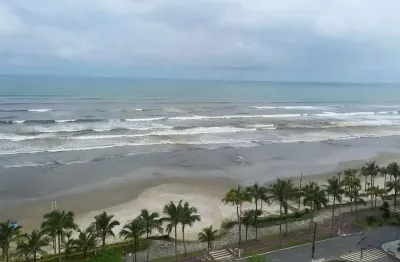 Loucura. loucura. excelente apartamento nem frente ao mar, mobiliado, de 02 dormitórios, sendo 01 suíte.