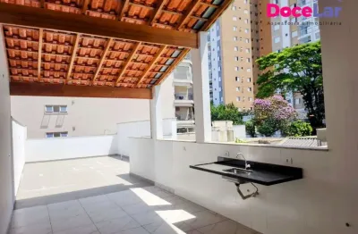 Cobertura nova 3 dormitorios sendo 1 suite 163 m² r$850 mil - campestre - santo andré/sp