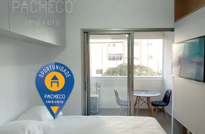 Kitnet / stúdio à venda na rua girassol, --, vila madalena, são paulo, 25 m2 por r$ 460.000