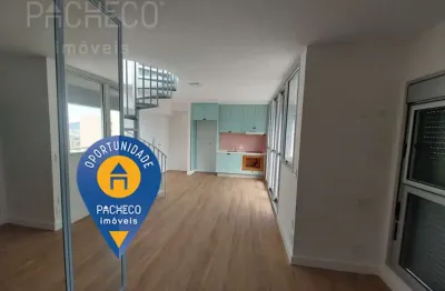Cobertura com 1 quarto à venda na rua heitor penteado, --, vila madalena, são paulo, 74 m2 por r$ 1.276.000