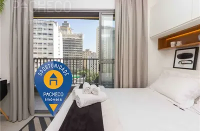 Kitnet / stúdio à venda na rua da consolação, --, consolação, são paulo, 22 m2 por r$ 430.000