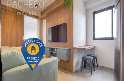 Apartamento com 1 quarto à venda na rua alves guimarães, --, pinheiros, são paulo, 28 m2 por r$ 491.500