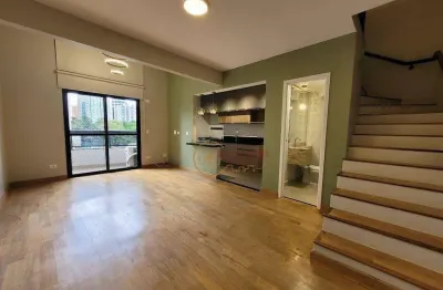 Apartamento duplex para alugar, 78 m² por r$ 4.820,45/mês - jardim aquarius - são josé dos campos/sp