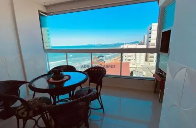 Apartamento à venda na praia de gravatá em navegantes, localizado na quadra mar, com 3 dormitórios, pronto para morar e semi mobiliado com a adriano carpes imóveis.