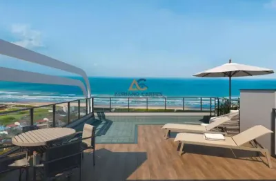 Apartamento com 1 suíte mais 1 dormitório na quadra mar no bairro Meia Praia em Navegantes a venda com a Adriano Carpes Imóveis