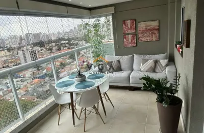 Apartamento para venda em são paulo, vila gomes cardim, 3 dormitórios, 2 suítes, 3 banheiros, 2 vagas