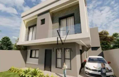 Sobrado com 3 dormitórios à venda, 98 m² por r$ 625.000,00 - portão - curitiba/pr