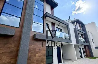 Sobrado com 3 dormitórios à venda, 138 m² por r$ 870.000,00 - novo mundo - curitiba/pr