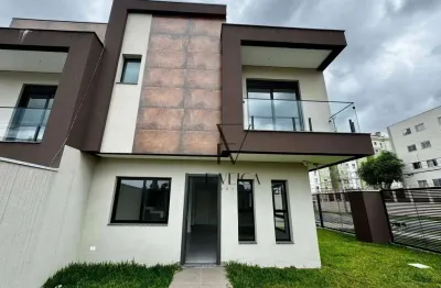 Sobrado com 3 dormitórios à venda, 140 m² por r$ 939.000,00 - capão raso - curitiba/pr