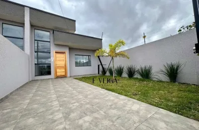 Casa com 3 dormitórios à venda, 69 m² por r$ 465.000,00 - iguaçu - fazenda rio grande/pr