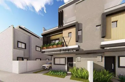 Sobrado com 3 dormitórios à venda, 145 m² por r$ 829.000,00 - boqueirão - curitiba/pr