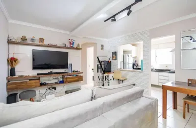 Apartamento com 3 dormitórios à venda, 68 m² por r$ 389.000 - novo mundo - curitiba/pr