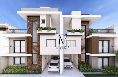 Sobrado moderno e em construção 3 quartos, 1 suite, no santa quitéria r$ 1.250.000.00!!!