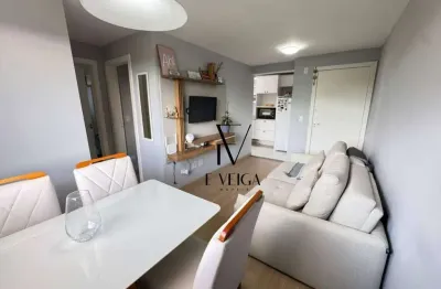 Belo apartamento com 2 quartos, semi - mobiliado e com face leste, no capão raso r$290.000.00!!!