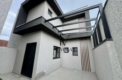 Sobrado novo com 3 quartos, sendo 1 suíte master com closet, face leste, no bairro santa quitéria r$1.100.000!!!