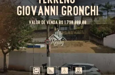 Terreno para venda, 741 m², testada 31 metros, zcor-01,em frente ao estádio do morumbi, cia athletica, hospital albert einstein, próximo a estação são paulo-morumbi e muito mais.