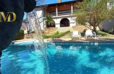 Casa com 6 dormitórios à venda, 480 m² por r$ 1.700.000,00 - jardim dos pinheiros - atibaia/sp
