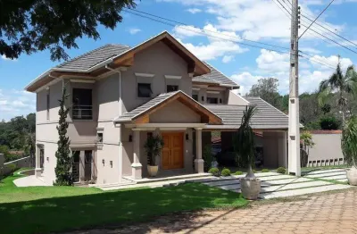Casa em condomínio fechado com 4 quartos à venda na alameda pintassilgo, 150, loteamento retiro recanto tranquilo, atibaia, 402 m2 por r$ 1.950.000