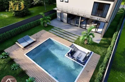 Casa com 4 dormitórios à venda, 299 m² por r$ 2.890.000,00 - condomínio figueira garden - atibaia/sp