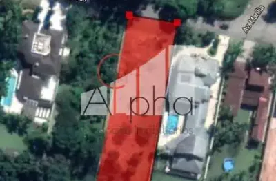 Terreno em condomínio fechado à venda na avenida campinas, 972, tamboré, barueri por r$ 5.000.000