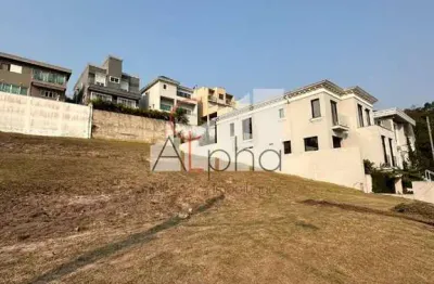 Terreno em condomínio fechado à venda na alameda vale do taquari, 62, alphaville, santana de parnaíba por r$ 600.000