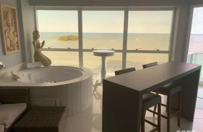 Apartamento para locação anual com 3 suítes e 3 vagas frente mar para locação